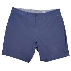 7 Diamonds Navy Blue Aeroplane Performance Shorts Mens 38 STS7-1187